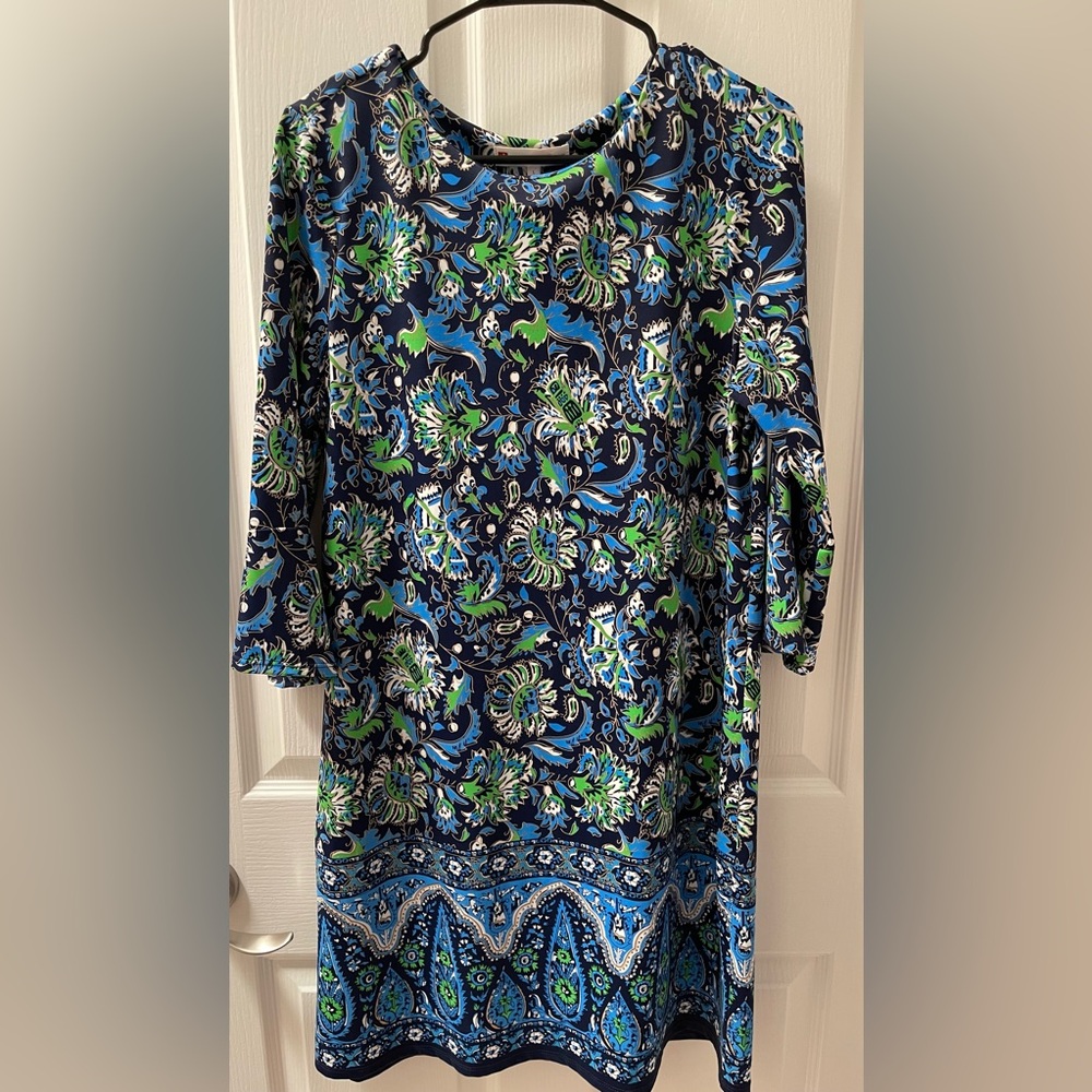 Jude Connally Women’s 3/4 Sleeve Stretch Dress Sz. Large Style# 101501